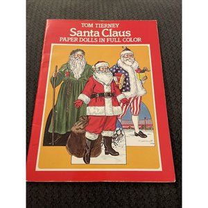 Tom Tierney Santa Claus Paper Dolls In Full Color A37
